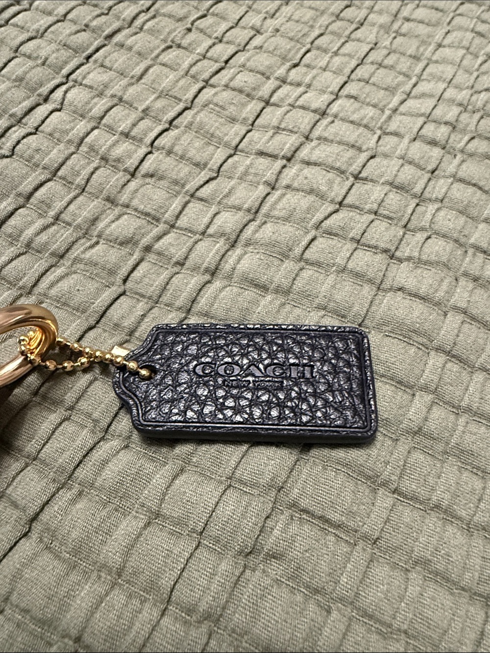 Coach Laurel Small Shoulder Bag in Black Pebbled Leather - Picture 7 of 7